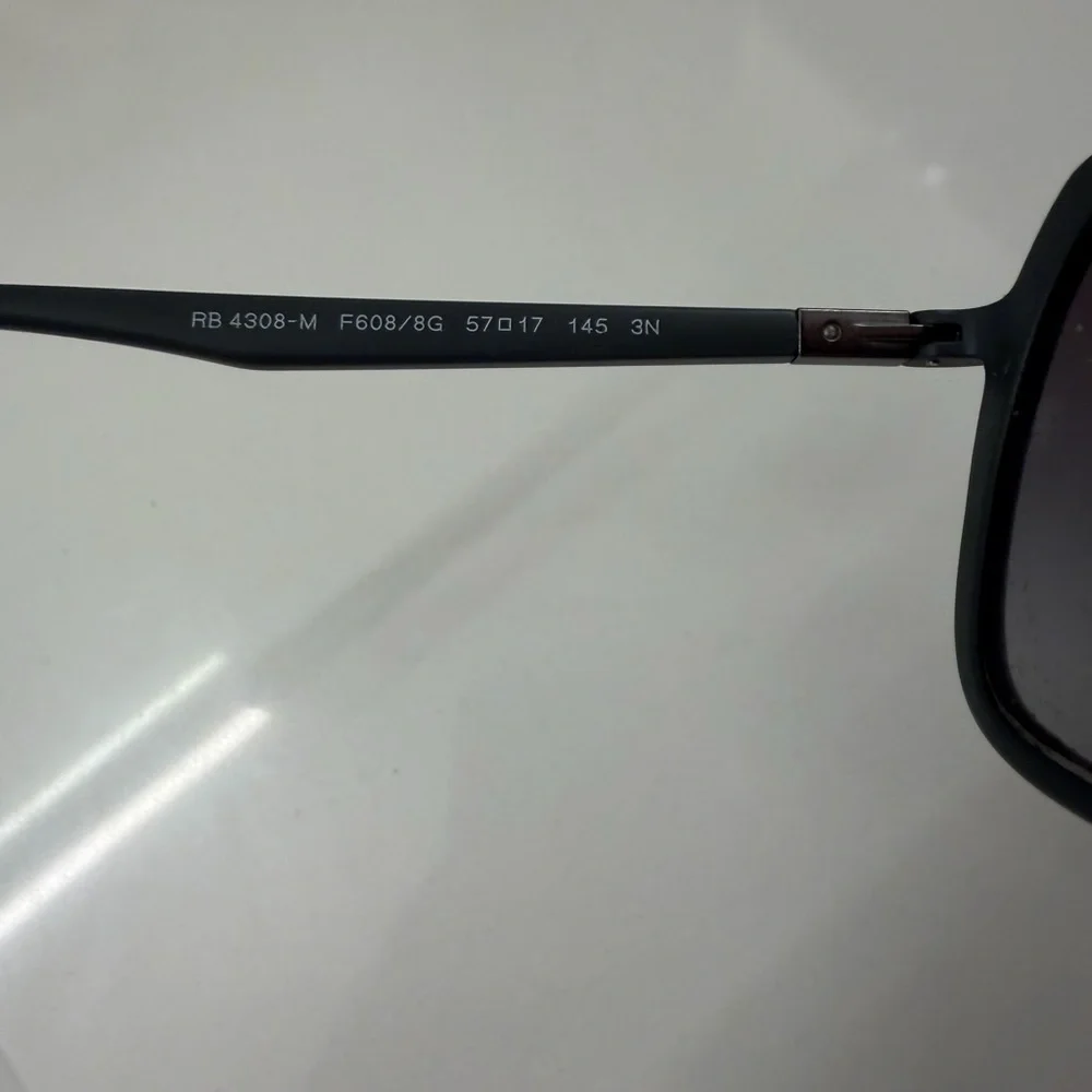 Ray-Ban x Ferrari Black Sunglasses Yellow Temple Tips Unisex